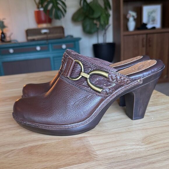 Nurture by Lamaze Brown Leather Mules - “Wyona” - Women’s Size 9.5 - Picture 5 of 8